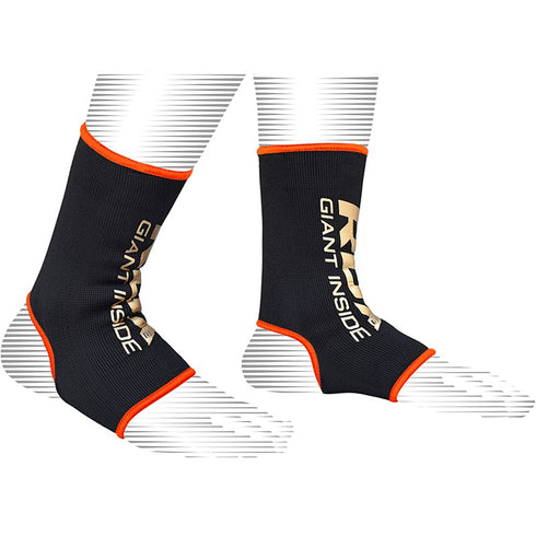 RDX AB ANKLET SLEEVE SOCKS/Blk/Org-5